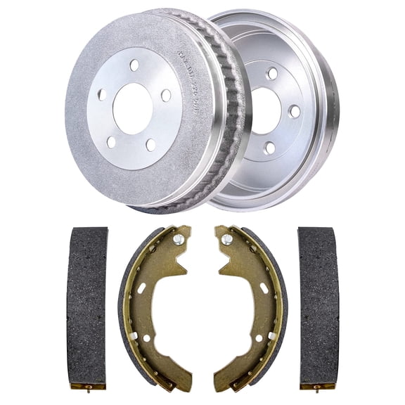 Detroit Axle - Rear Brake Kit for 2001-2007 Ford Taurus, 2001-2005 Mercury Sable [Rear Drum Brake Models], Brake Drums Brakes Shoes 2002 2003 2004 2006 Replacement
