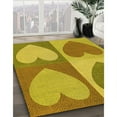 thumbnail image 2 of Ahgly Company Indoor Square Patterned Dark Bisque Brown Area Rugs, 7' Square, 2 of 6