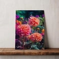 thumbnail image 5 of Dahlia Flower Canvas Wall Art 8x12 inches - Vintage Botanical Dahlia Flower Canvas Artwork Rustic Floral Wall Decor for Home, 5 of 5