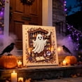 thumbnail image 5 of Halloween Ghost Pearl Bead Art DIY Kit, 3D Spooky Cute Mosaic for Adults, Fall Home Decor Wall Hanging, Gift for Craft Lovers, 5 of 6