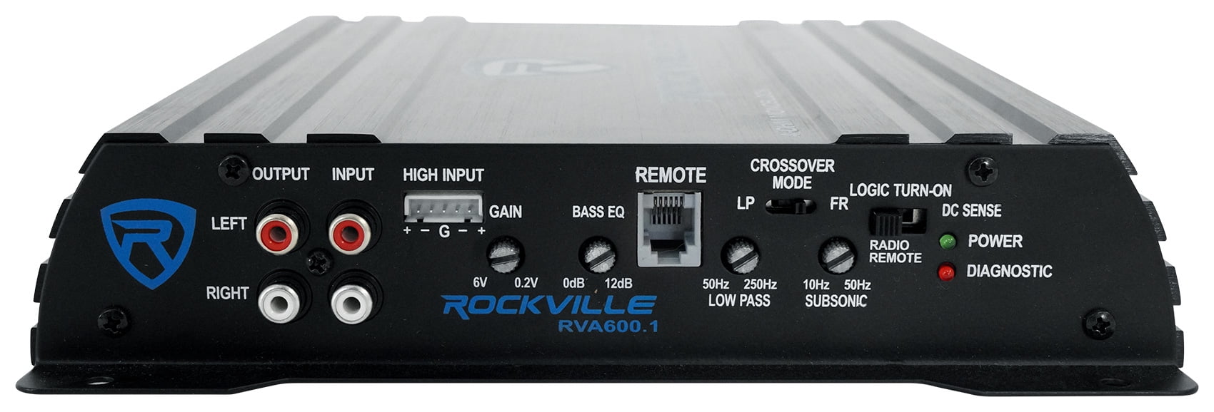 Rockville RV10.1D 500W 10" Loaded Car Subwoofer with Vented Enclosure, Amplifier and Wiring Kit
