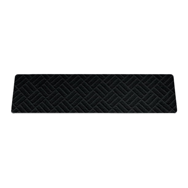 Yhmxh Tapetes antideslizantes para escaleras de 8 x 30 pulgadas, alfombra antideslizante para interiores, para niños, ancianos y mascotas, con adhesivo reutilizable, fácil de limpiar.