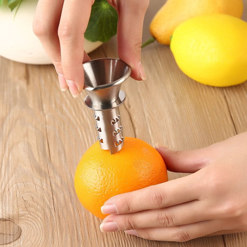 Mini 304 Stainless Steel Lemon Juicer Household Manual Lemon Drilling Tools Kitchen Small Fruit