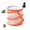 Orange cage, variant on Collapsible Butterfly Habitat & Extendable Bug Catching Net, Clear Mesh Collapsible Cage with Zipper, Portable Insect Observation for Butterflies, Multiple Colors Available