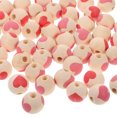 thumbnail image 2 of 50pcs DIY Beads Heart Pattern Jewelry Making Material Valentine's Day DIY Beads, 2 of 9