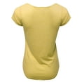 thumbnail image 2 of FashionOutfit Women's Tri Blend Melange Short Sleeve Tees, 2 of 3
