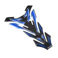 thumbnail image 3 of Motorcycle  Sticker,  Carbon Fiber Motorcycle Fuel Oil Gas  Pad Protector Sticker Decal  8.7 X 5.9inch, 3 of 8