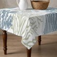 thumbnail image 4 of Blue Coral Coastal Table Cloth Waterproof Tablecloths, Summer Beach Ocean Starfish Conch Tablecloth Dining Table Cover for Kitchen Party Tabletop Outdoor, Square Tablecloth 54x54 Inch, 4 of 9