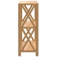 thumbnail image 1 of vidaXL 3-Tier Shelf 80x30x78 cm Solid Wood Oak, 1 of 5