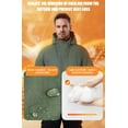 thumbnail image 4 of TRGPSG Men's Insulated Winter Puffer Jacket, Waterproof Windproof Hooded Snow Coat, 4 of 6