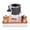 B, variant on 2-in-1 Woodworking Trimming Slot Positioning Base – Aluminum Alloy Router Guide with 0–50 mm Adjustable Clamp, Clear Depth-View Window, for 6.4–6.5 cm Bits