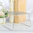 thumbnail image 3 of HAOAN Barbecue Pliant en Acier Inoxydable pour l'Extérieur, Portable, Argent, 3 of 8