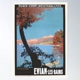 thumbnail image 2 of Evian Les Bain - Ezra Poster Wall Art, Modern Wall Decor For Living Room Bedroom, 24x36 UNFRAMED, 2 of 3