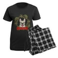 thumbnail image 5 of CafePress - French Bulldog Christmas Wreath Pajamas - Women's Short Sleeve Print T-Shirt and Pants Dark Cotton Pajama Set, 5 of 7