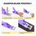 thumbnail image 5 of MelodySusie Nail Clippers, Adjustable Stainless Steel Trimmer for Fake Nail Tips and Acrylic Nails, Lavender, 5 of 8