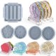 thumbnail image 2 of Juego de moldes para posavasos, molde de silicona con base de posavasos con diseño irregular Afortunado Sencillez, 2 of 4
