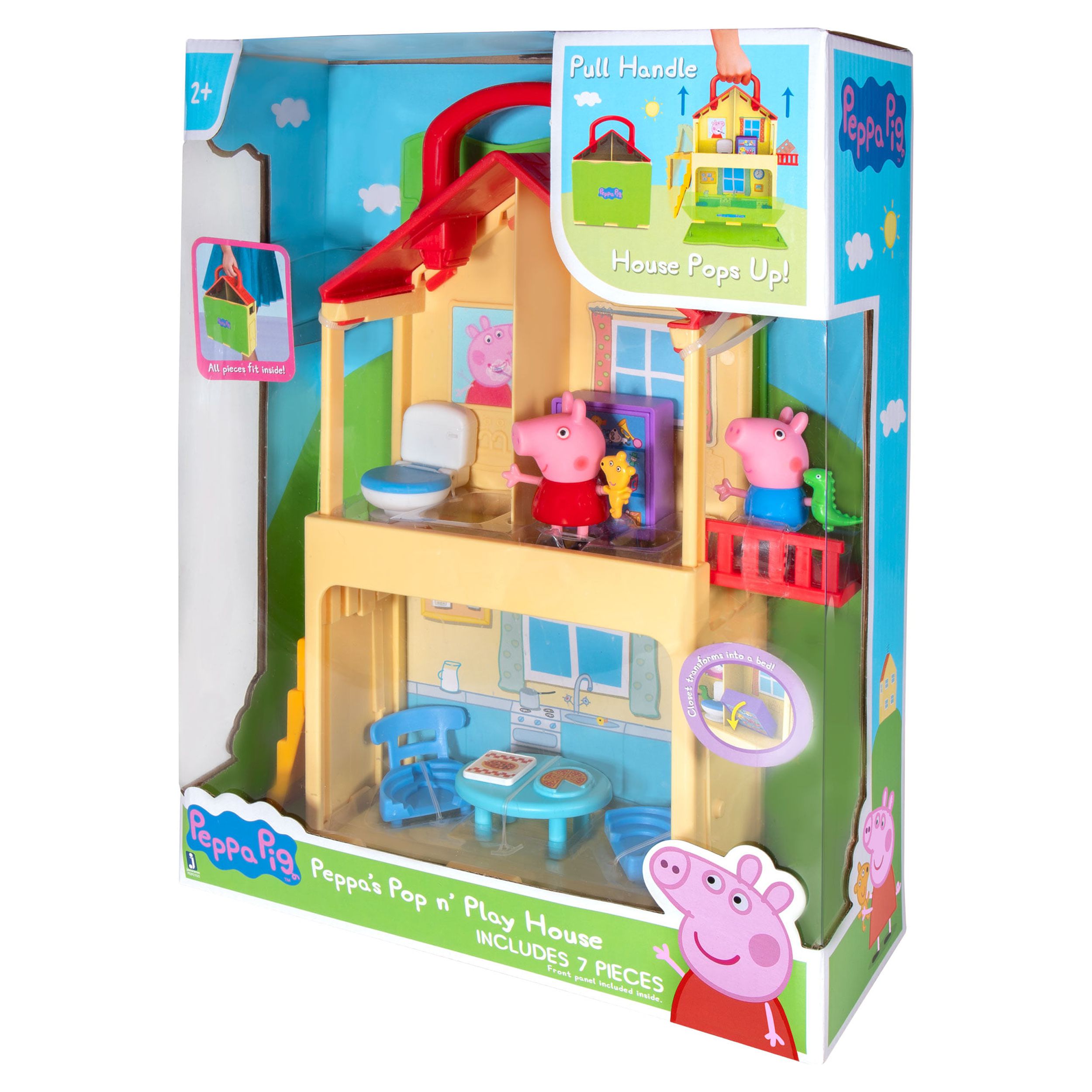 Peppa Pig Pop n’ Play House Playset - image 3 of 11