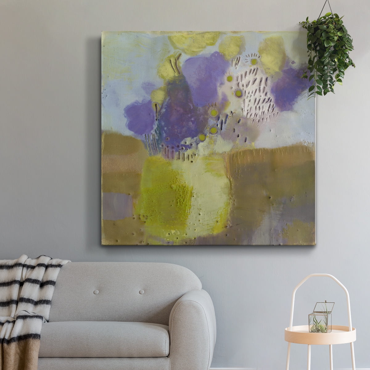 Wexford Home Blume III-Premium Gallery Wrapped Canvas, 24" x 24" - Ready to Hang