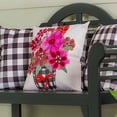 thumbnail image 5 of Home Decor Buffalo Check Pot Pillow Cover Polyester Interchangeable 4Plc427bl, 5 of 6