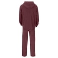 thumbnail image 5 of CIAKGIAF Mens Sweatshirts Solid Hoodie Tracksuit Long Sleeve Hooded Top Elastic Waist Jogger Pants 2 Piece Casual Sports Sets, 5 of 7