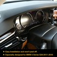 thumbnail image 1 of Dashboard Decoration Cover,2 pcs Car Carbon Dashboard Decoration Cover Trim Car Dashboard Decoration Cover Dashboard Decoration Coverfor BM Series Dashboard Decoration Trim Exquisite Design, 1 of 7
