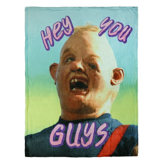 The Goonies Blanket Sloth Hey You Guys Silk Touch Lightweight Throw 46" X 60"