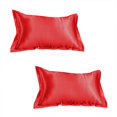 thumbnail image 1 of Clearance! Solid Color Faux Silk Pillowcase Silk No Zipper Envelope Pillow Pillow Cover, 1 of 7