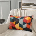 thumbnail image 6 of Fotbe Geometric Cube Pattern Art Pillow Cases - Envelope Closure - Luxury, Extra Soft, Cooling Pillow Covers - Wrinkle, Fade, Stain Resistant-14"x20", 6 of 8