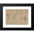 thumbnail image 2 of Józef Simmler 14x11 Black Modern Framed Museum Art Print Titled - Sketches of Figures of the Queen and Jaśko of Tęczyn for the Painting ‘Queen Jadwiga's Oath’ (1867), 2 of 5