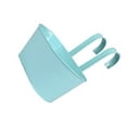thumbnail image 2 of kurtrusly Hanging Flower Pot Ambiance In Balcony Different Rainbow Colors Fence Planters Light blue 1Set, 2 of 6