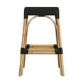 thumbnail image 6 of Butler Specialty Company Robias Rectangular Rattan 30" Bar Stool - Black, 6 of 6