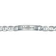 thumbnail image 4 of Bling Jewelry Mens 25O Gauge Solid Men's Mariner Anchor Link ID Bracelet, 4 of 7