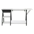 Comet Hobby/Office/Sewing Desk with FoldDown Top, Height Adjustable