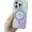 Blue, variant on Fashion Wave Pattern Laser Magnetic Wireless Charging Case for iPhone 11 12 13 14 15 Pro Max Hard Pc Bumper Cover(for iPhone 13 Pro/Black)