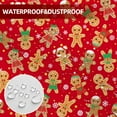 thumbnail image 4 of Merry Christmas Shower Curtain 72x72 Inch Christmas Gingerbread Shower Curtains for Bathroom with Hooks Xmas Bathroom Winter Holiday Home Bath Decor Waterproof Fabric, 4 of 7