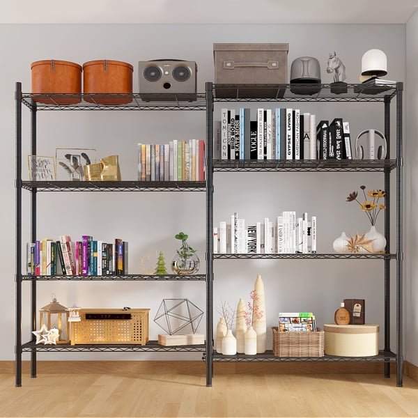 AsterOutdoor Adjustable Storage Shelves NSF Certified - 49.2"W x 70.86"H Heavy Duty Storage Rack, 2000lb Capacity for Garage, Pantry, Commercial Kitchen 49.2''W*70.86''H*
