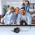 thumbnail image 3 of Cable UGREEN 4K Micro HDMI a HDMI de 3 m con carcasa de aluminio trenzado, 3 of 9
