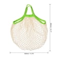thumbnail image 2 of Unique Bargains Sac en Filet de Coton, 14.2x13.8 Pieds Sacs d'Épicerie Réutilisables en Filet Vert Blanc, 2 of 6