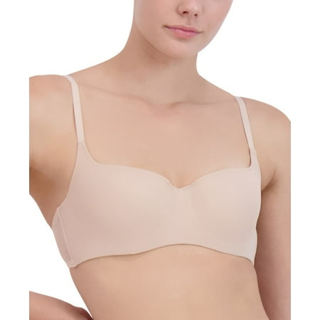 Steve Madden Womens Mesh Balconette Bra  Rose Dust  36DD