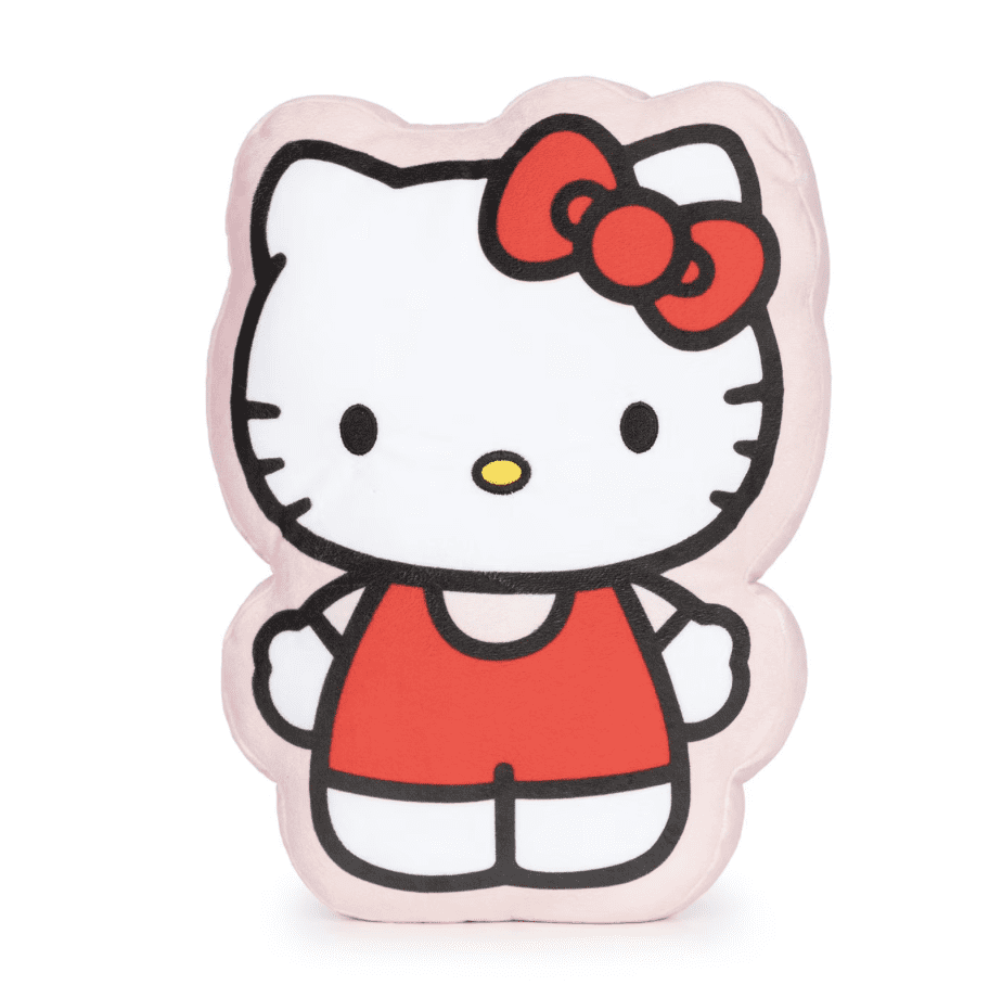 Hello Kitty Shaped Pillow And Throw Set, Pink
