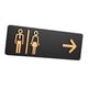thumbnail image 5 of Letrero de baño acrílico para baño, letrero práctico para hombres y mujeres, indicador de baño Tipo B, 5 of 9