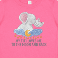 thumbnail image 4 of Inktastic My Titi Love Me to the Moon and Back Boys or Girls Baby T-Shirt, 4 of 5