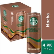 Starbucks DoubleShot Energy Mocha Iced Coffee Multipack Cans 4 pk / 11 fl oz