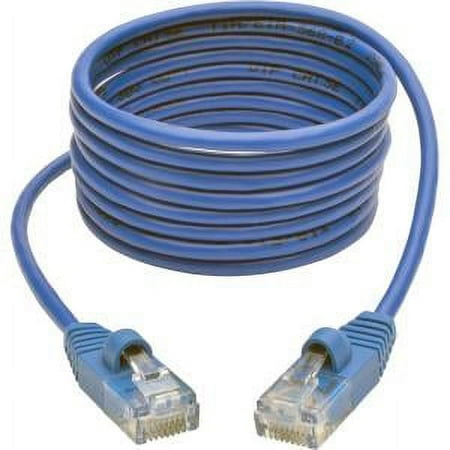 UPC: 0037332193025 | Tripp Lite 6ft Cat5e 350 MHz Snagless Molded Slim UTP Patch Cable Blue