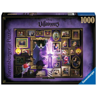 Puzzle 1000 Pièces Disney Villainous Ursula Ravensburger N°150274 La petite  sirène violet cadres tableaux