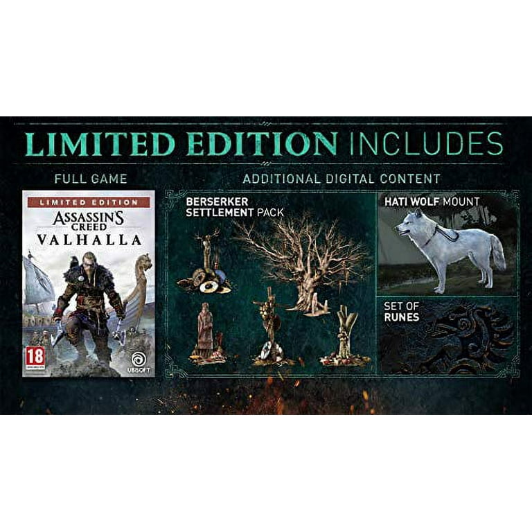  Assassin's Creed Valhalla  Limited Edition (PS4)  (Exclusive to .co.uk) : Video Games