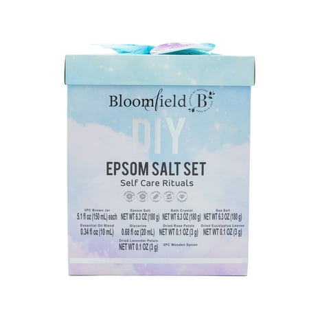 Bloomfield DIY Epsom Salt Pink Set Self Care Rituals