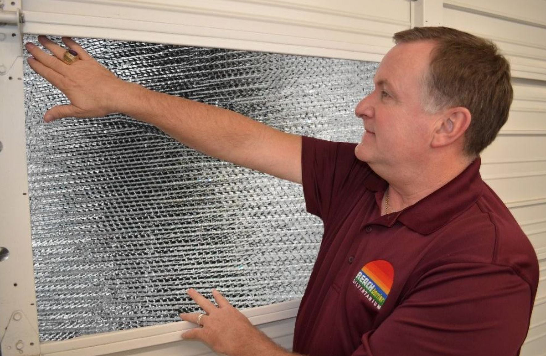 Garage Door Insulation Pre - Cut 8 Panel (24" x 48") - Foil Reflective Kit