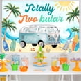 thumbnail image 2 of Surf 2nd Birthday Decoration Totally Two - Bular Birthday Backdrop Summer Beach 2nd Birthday Decoration Surfboard Backdrop Banner Retro Surf Birthday Decor for Hawaiian Beach Summer Surfing, 2 of 6