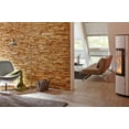 thumbnail image 4 of Wall!Supply 0.79 in. x 7.09 in. x 19.49 in. UltraWood Teak Firenze Jointless Common Plank (10-Pack), 4 of 6